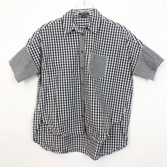 Madewell Tops - Madewell Gingham Play Checked Courier Shirt XS